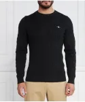 Свитер Regular fit Gant, черный - фото