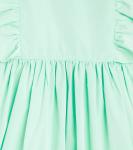 Платье из тафты с оборками Stella McCartney Kids, Greenish - фото 3