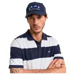 Поло с коротким рукавом Gant Block Stripe, синий - фото 5