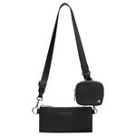 Lululemon Нейлоновая сумка через плечо, унисекс черная Regular, Black - фото