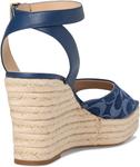 COACH womens Espadrille Wedge, Deep Blue - фото 5
