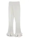 Брюки с оборками AMBUSH, белый - фото 2