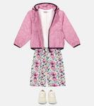 Топ из хлопкового джерси с баской Il Gufo, белый - фото 2