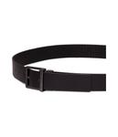 Ремень мужской Calvin Klein двусторонний кожаный с тиснением из монограмм, черный - фото 4