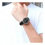 CASIO Часы G Shock MTP V001L 1B, Silver Black Watch Dial - фото 6