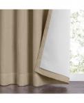 Штора Harrow Solid Blackout Window Curtain Panel Elrene Home Fashions, Linen, 52x108 - фото 3