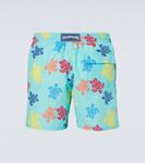 Плавки Falke Moorea с принтом Vilebrequin, Bleu Lazuli - фото 4