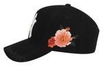 Кепка MLB Rose Pattern Black Baseball Cap, черный - фото 3