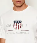 Футболка regular fit Gant, белый - фото 4