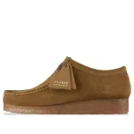 Кроссовки wallabee 'cola' Clarks, коричневый - фото