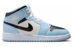Кроссовки 1 mid 'ice blue 2022' Air Jordan, голубой - фото 2