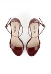 Сандалии с ремешками EVITA CANDIDA, темно-красный - фото 3