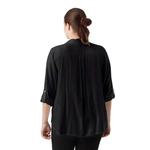 Рубашка Vero Moda Curve Bumpy New, черный - фото 2