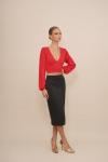 Топ WAL G. CRISSY BACKLESS, Red - фото 4