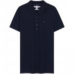 Женская поло Tommy Hilfiger, синий - фото