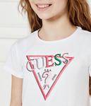 Футболка детская Guess Regular Fit с логотипом, белый - фото 4