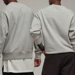 Свитшот с принтом логотипа Y-3, серый - фото 8