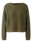 OUI Свитер в оливковом цвете - фото