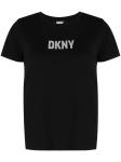 DKNY футболка с логотипом, черный - фото