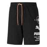 Шорты nature camp graphic shorts 'black' Puma, черный - фото
