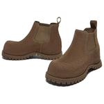 Chelsea Boots 2cm женские BASTO, хаки fleece-lined - фото 12