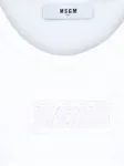 Топ с логотипом MSGM Kids, белый - фото 3