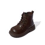 Детские кожаные ботинки для детей Snoffy, мокко - фото 2