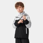 Детская куртка с капюшоном Moderate CAMEL, glacier серый/phantom черный - фото 11