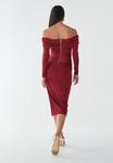 Платье BWLDR PIEDRA MIDI, Burgundy/Red - фото 3