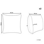 Декоративные подушки набор из 2-х штук Beliani, мультиколор - фото 4