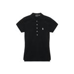 Облегающая поло с эластаном Polo Ralph Lauren, черный - фото