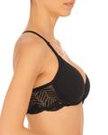 Закрытый бюстгальтер Natori Lush спереди, черный - фото 4