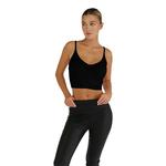 Вязаный топ-кроп Belle & Bloom, Black - фото