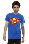 Футболка с логотипом Супермена DC Comics, синий - фото