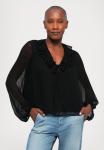Блуза DESIGNERS REMIX IOLA RUFFLE BLOUSE, Black - фото 5