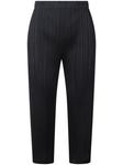 Укороченные брюки плиссированные Pleats Please Issey Miyake, черный - фото
