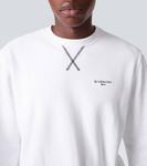 Хлопковый джерси свитшот с логотипом Givenchy, White - фото 6