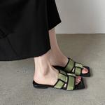 Шлепанцы женские Yeezyy Reezy, зеленый - фото 10