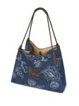 Сумка-шоппер ETRO Libra среднего размера, синий - фото 6