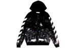 Толстовка OFF-WHITE Graffiti Arrow Printing Zipper hooded Long Sleeves Ordinary Version Black, черный - фото 2
