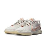 Кроссовки Nike LeBron 21 'Akoya', цвет light bone/campfire orange/celestine blue/pink rise/dark russet - фото 2