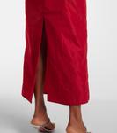 Платье миди из тафты Андреа Staud, Rouge - фото 5