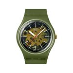 SWATCH Часы Men 34mm Green Watch SO28G110, Green - фото 4