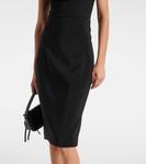 Юбка-карандаш с вырезом Mugler, черный - фото 4