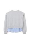 Толстовка OVS REGULAR FIT, Light Blue Grey/Grey - фото 2