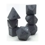 Полисет – рельефный гематит (7), Semi Precious Stone Dice (Level Up Dice) - фото