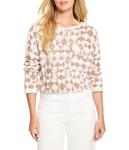 Свитер NIC+ZOE Textured Diamond Sweater, Neutral Multi - фото