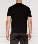 Футболка мужская Ea7 с контрастными полосками по бокам, черный - фото 4