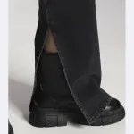 Расклешенные джинсы Twin-Set, черный - фото 4