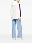 Полосатая куртка с капюшоном Tommy Jeans, белый - фото 2